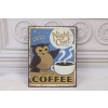 BLASZANY SZYLD - Night Owl Coffee - Nocna Kawa - Ozdoba Prezent