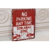 BLASZANY SZYLD - No Parking - Nie Parkować - Zawieszka Na Bramę Ogrodzenie