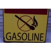 BLASZANY SZYLD - Danger Gasoline - Uwaga Ostrzeżenie Stacja Benzynowa Paliw