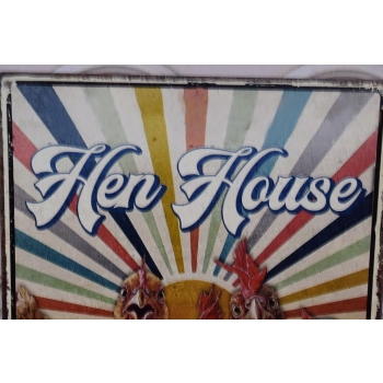 BLASZANY SZYLD - Hen House - Kury - Tabliczka Zawieszka