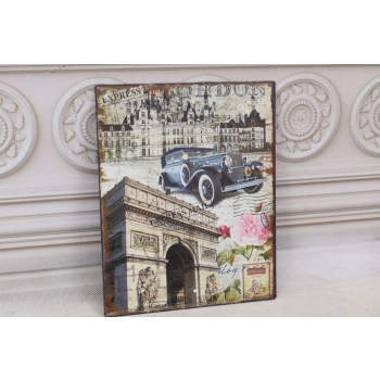 BLASZANY SZYLD - Express London - Londyn Anglia - Plakat Obrazek Metalowy
