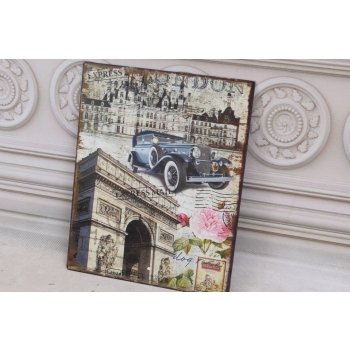 BLASZANY SZYLD - Express London - Londyn Anglia - Plakat Obrazek Metalowy
