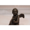 Aniołek z Harfą - Anioł Amor - Figura z Brązu - Statuetka Dekoracja