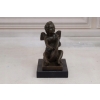 Aniołek z Harfą - Anioł Amor - Figura z Brązu - Statuetka Dekoracja