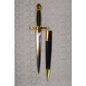 Kordzik Sztylet Templariuszy - Nóż Ozdobny - Kordelas Bagnet - Dekoracja