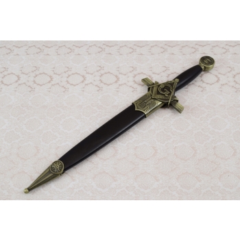 Kordzik Iluminaci - Sztylet Masoński - Miecz do Listów - Nóż Ozdobny