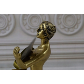 Nóż myśliwski na Stojaku - Stojak Kobieta Kordzik - Nóż ozdobny - Dekoracja