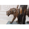 Amazonka - Wojowniczka z Tygrysem - Bogini - Figura z Brązu - Ozdoba