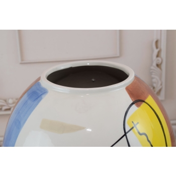 Nowoczesny Wazon - Murano Style - Zakochani - Grube Włoskie Szkło