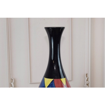 Modernistyczny Wazon - Murano Style - Abstrakcja Grube Włoskie Szkło 89cm