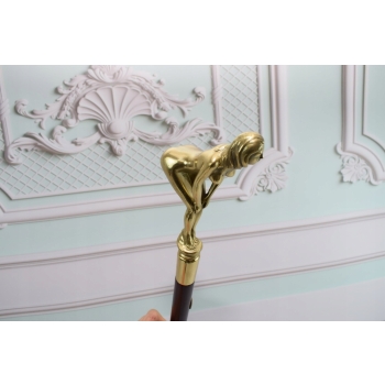 Laska Spacerowa z Brązu - Akt Kobiety Erotyk - Solidna - Prezent