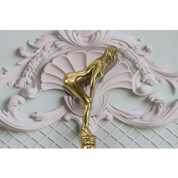 Laska Spacerowa z Brązu - Akt Kobiety Erotyk - Solidna - Prezent