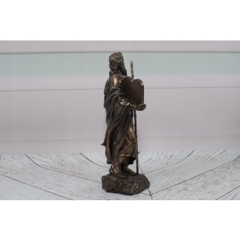 Mojżesz z Biblią - Dziesięć Przykazań - Biblia Mitologia - Figura Rzeźba