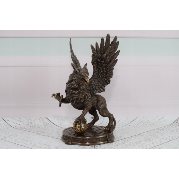 Mityczny Gryf - Lew z Głowa Orła - Figura Rzeźba - Prezent Dekoracja