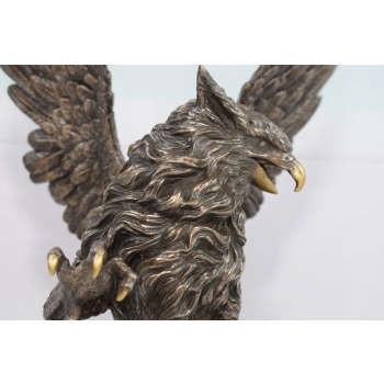 Mityczny Gryf - Lew z Głowa Orła - Figura Rzeźba - Prezent Dekoracja