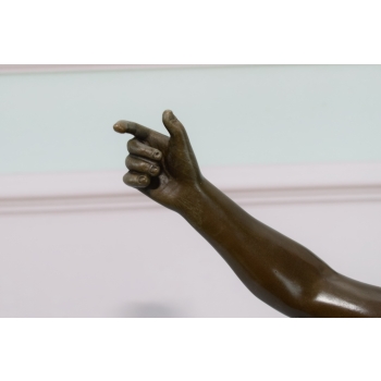 Amor z Łukiem - Anioł Mitologia - Symbol Miłości - Figura z Brązu - 70 cm