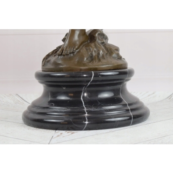 Amor z Łukiem - Anioł Mitologia - Symbol Miłości - Figura z Brązu - 70 cm