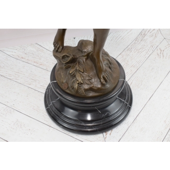 Amor z Łukiem - Anioł Mitologia - Symbol Miłości - Figura z Brązu - 70 cm