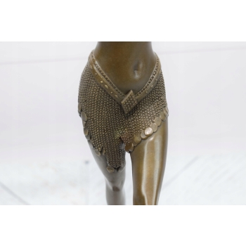 Demetre Chiparus Tancerka Akrobata Art Deco Figura Rzeźba z Brązu Dekoracja