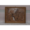Wiktor Zin 1972 Brama Krakowska Pastel za Szkłem Polski Stary Obraz Olejny