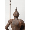 Ogromna Metalowa Zbroja Rycerska - Stojący Rycerz z Dzidą - Prezent 250cm