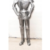 Metalowa Zbroja Rycerska - Stojący Rycerz z Halabardą Zamek Figura 212cm