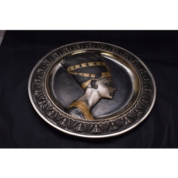 Srebrny Włoski Talerz - Postać Mitycza - próba 800 493g - SREBRO 800