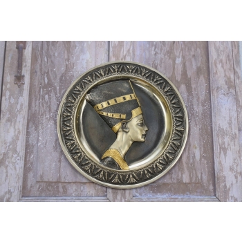 Srebrny Włoski Talerz - Postać Mitycza - próba 800 493g - SREBRO 800