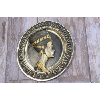 Srebrny Włoski Talerz - Postać Mitycza - próba 800 493g - SREBRO 800