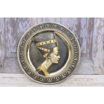 Srebrny Włoski Talerz - Postać Mitycza - próba 800 493g - SREBRO 800