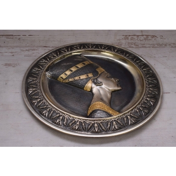 Srebrny Włoski Talerz - Postać Mitycza - próba 800 493g - SREBRO 800