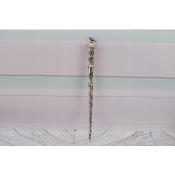 OGROMNY Srebrny CARSKI Jad Do Czytania Tory - Srebro 84 - Judaica - 45CM