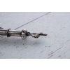 Srebrny CARSKI Jad Do Czytania Tory - Srebro 84 - Judaica - 29CM