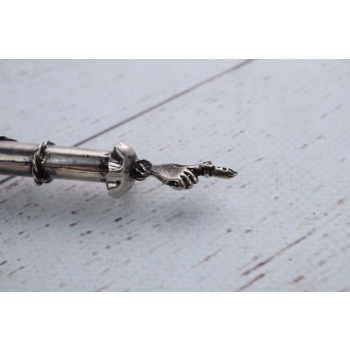 Srebrny CARSKI Jad Do Czytania Tory - Srebro 84 - Judaica - 29CM