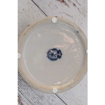 Kolorowa Szkatuła Bomboniera Szkatuła Misa - Porcelana Okuta Brązem Sygn.