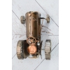 Stary Metalowy Zabytkowy Traktor - Prezent Vintage - Dekoracja Rolnik
