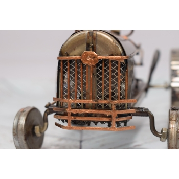 Stary Metalowy Zabytkowy Traktor - Prezent Vintage - Dekoracja Rolnik