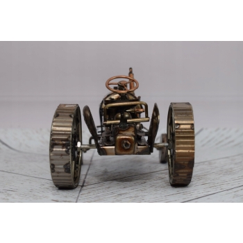 Stary Metalowy Zabytkowy Traktor - Prezent Vintage - Dekoracja Rolnik