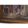 J. Fałat - Kościół Mariacki - Widok Kraków - Polski Stary Obraz Olejny