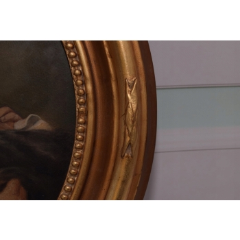 Józef Mehoffer - Portret Arystokratki z Kotem Kot - Stary Obraz Olejny
