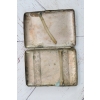 Papierośnica Żydowska - Aluminiowa - Judaica Chanuka Menora LEW Unikat
