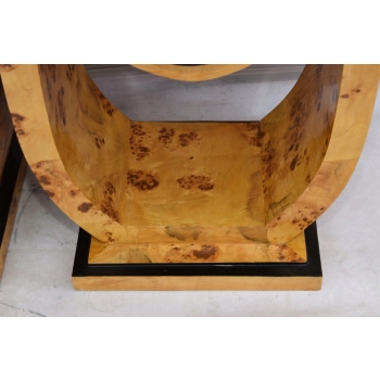 Dwa Nakastliki Stoliki Szafki Nocne Art Deco - 3 Szuflady KOMPLET 115CM