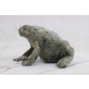 Mini Figurka Żaba Żabka - Ogrodowa Figura z Brązu - Rzeźba Posąg