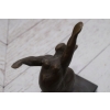 Łgarska Akrobatka Gruba Kobieta - Figura z brązu