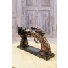 Steampunk Rewolwer 6 Lufowy - Ręka Podtrzymująca Pistolet Figurka