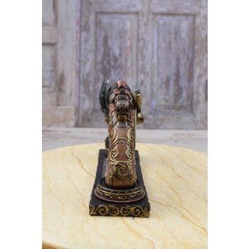 Steampunk Rewolwer 6 Lufowy - Ręka Podtrzymująca Pistolet Figurka
