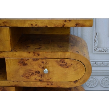 Dwustronny Kredens Art Deco - Szafa Meblościanka - Komoda Salon 8 Szuflad
