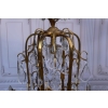 Żyrandol z Brązu - Brąz i Kryształy - Lampa Sufitowa - Rokoko 148cm GIGANT