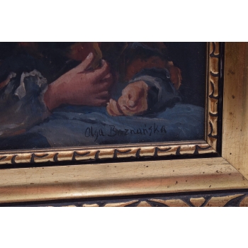 Olga Boznańska - Portret Młodej Kobiety - Stare Malarstwo - Obraz
