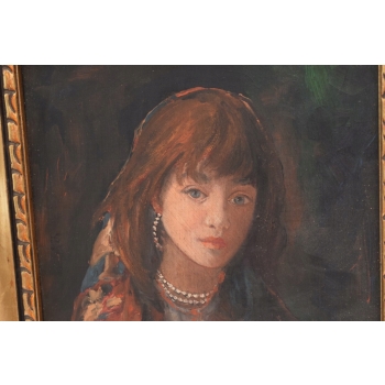 Olga Boznańska - Portret Młodej Kobiety - Stare Malarstwo - Obraz